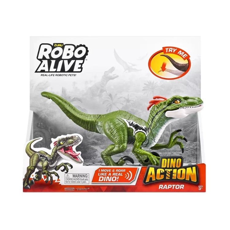 Robo Alive Dino Action, Series 1- Raptor