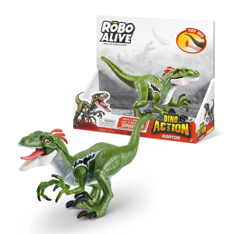 Robo Alive Dino Action, Series 1- Raptor