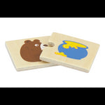 Animals Feeding Puzzle Set