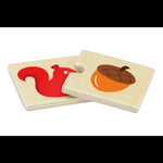 Animals Feeding Puzzle Set