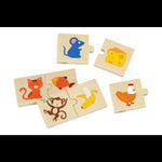 Animals Feeding Puzzle Set