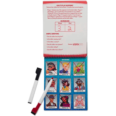 Spy Games Wipe-Off Activity Pad- On The Go Travel Activity