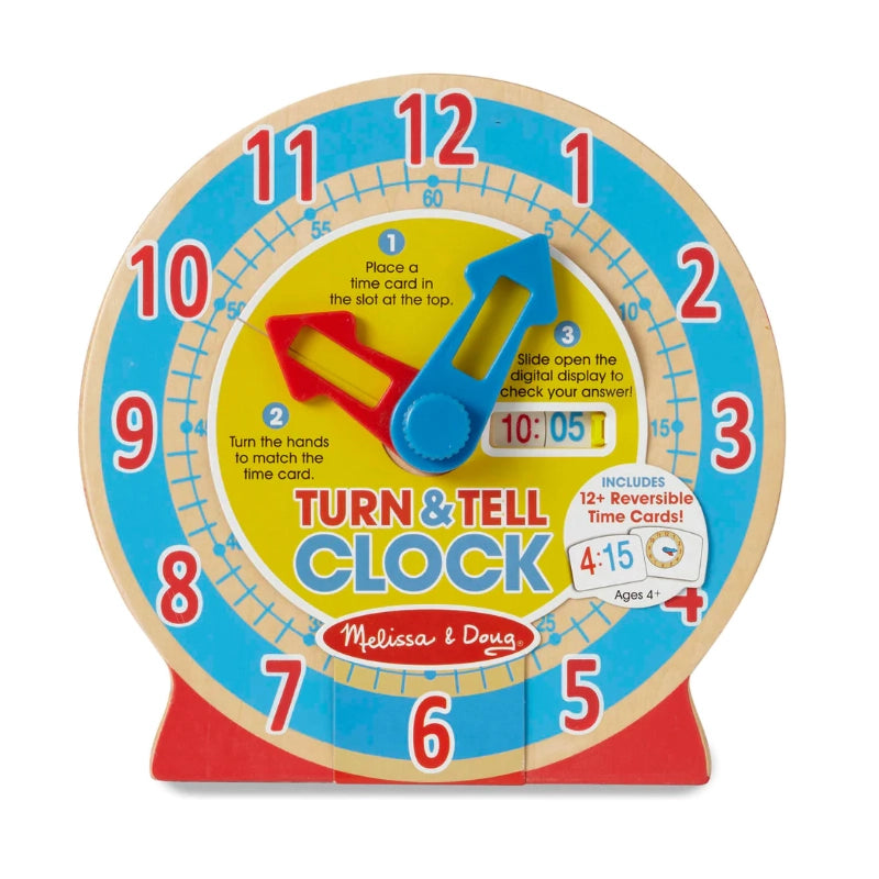 Turn & Tell Wooden Clock – Tales