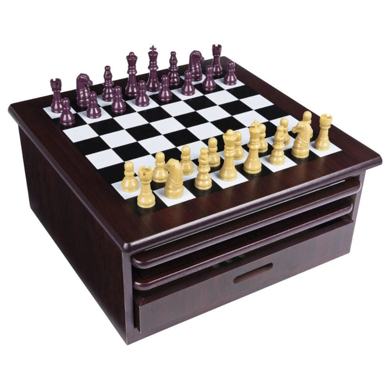 Spin Master Game 12-in-1 Wooden Game Center