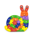 Wooden 3D Snail Puzzle