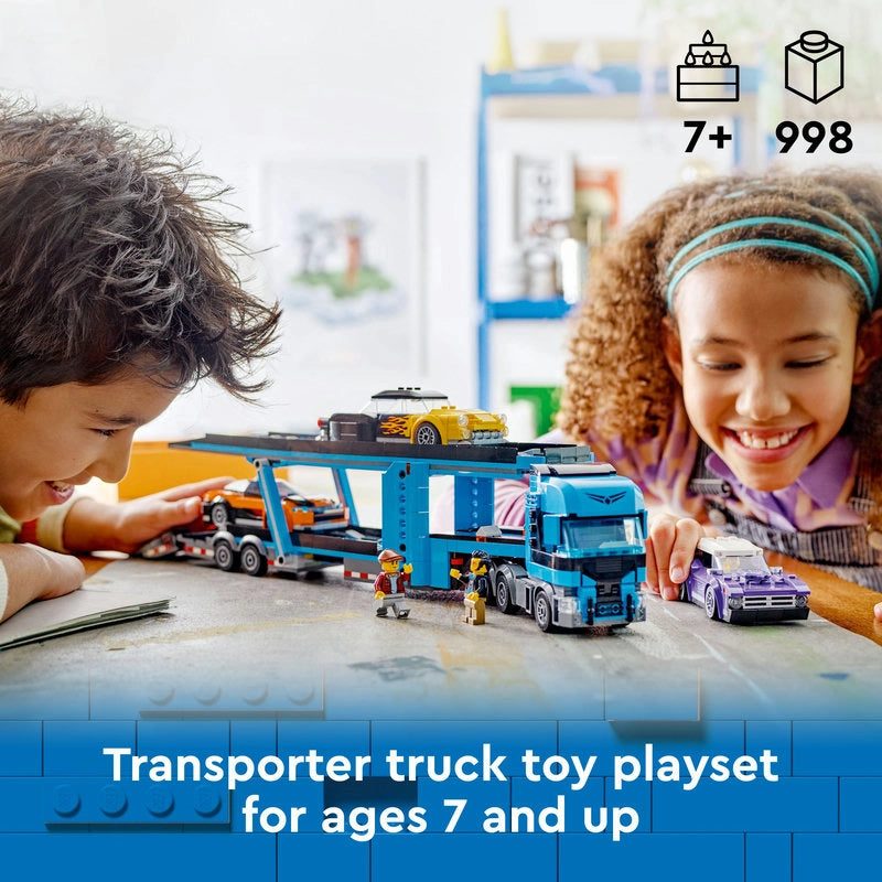 Transporter Truck with Sports Cars- 998 Pcs