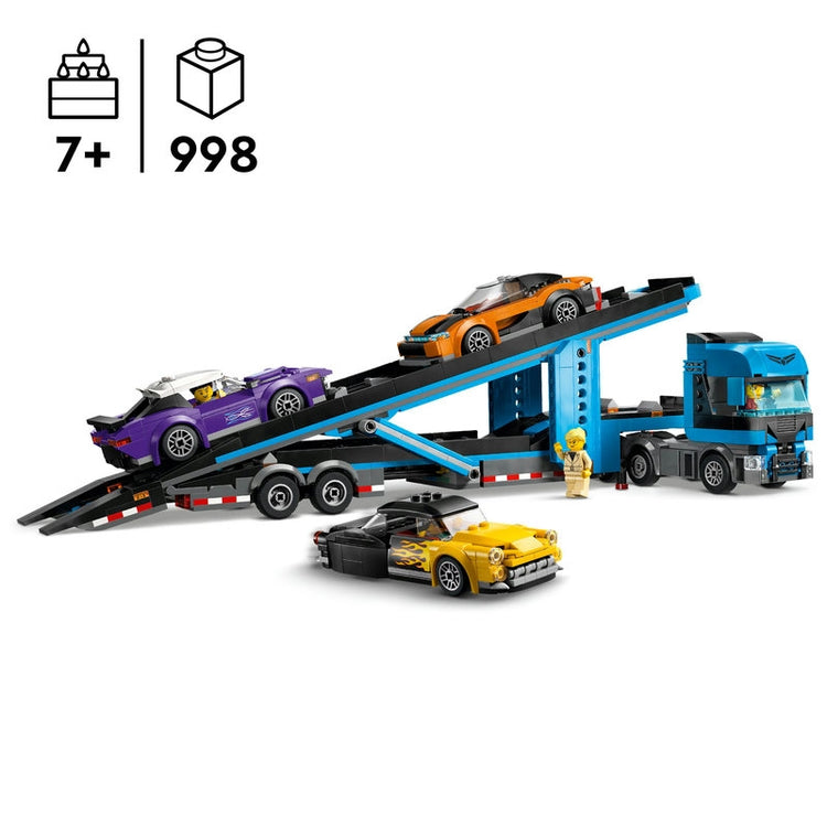Transporter Truck with Sports Cars- 998 Pcs