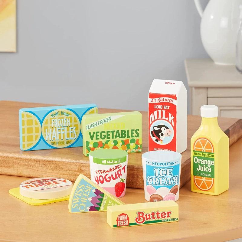 Fridge Food Set- Wooden Play Food
