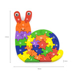 Wooden 3D Snail Puzzle