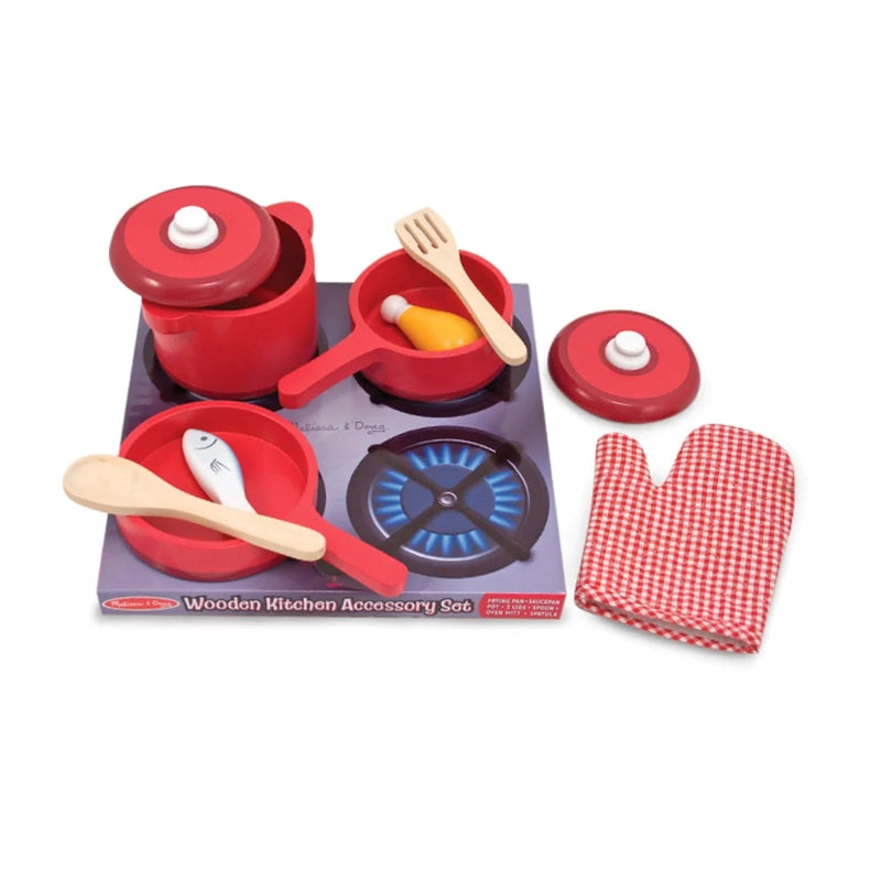 Play Kitchen Accessory Set- Pot & Pans