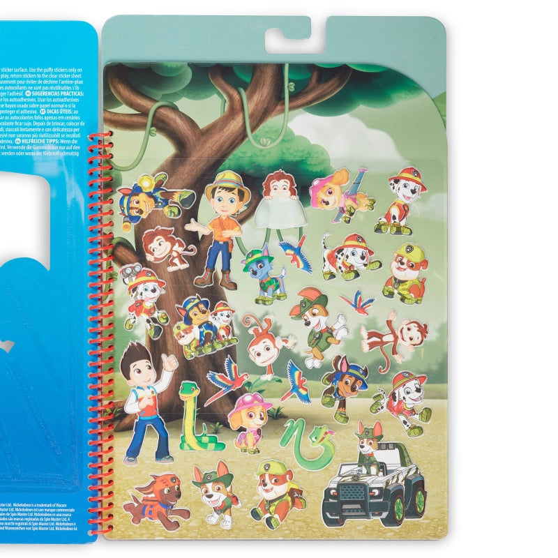 Paw Patrol Puffy Sticker Pad- Jungle