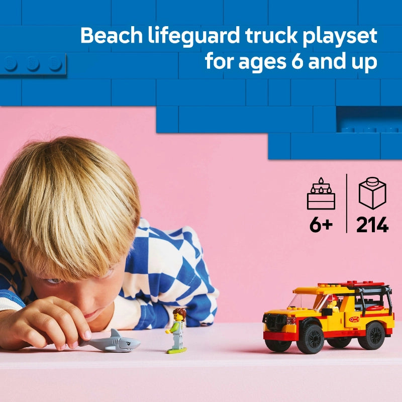 Lifeguard Beach Rescue Truck- 214 Pcs