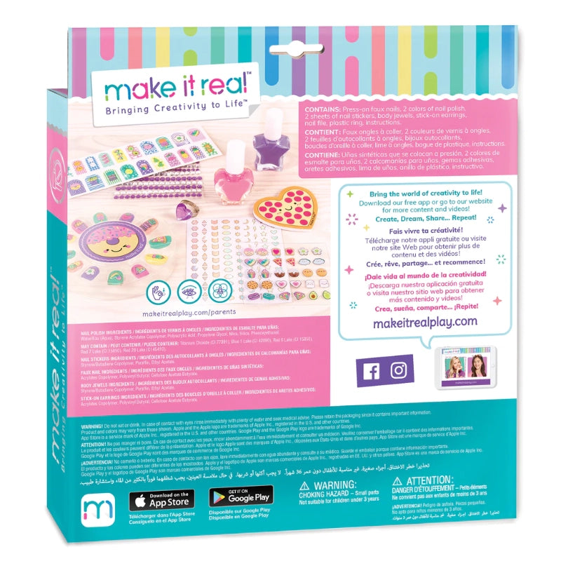 Glitter Girls Nail Party- 12 Pcs