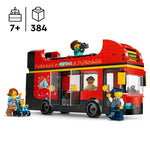 Red Double-Decker Sightseeing Bus- 384 Pcs