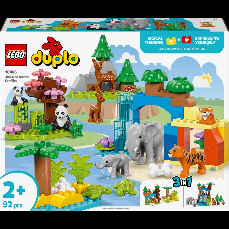 3in1 Wild Animal Families - 92 Pcs