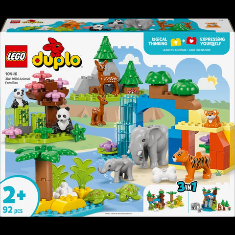 3in1 Wild Animal Families - 92 Pcs