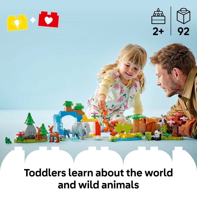 3in1 Wild Animal Families - 92 Pcs