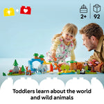 3in1 Wild Animal Families - 92 Pcs