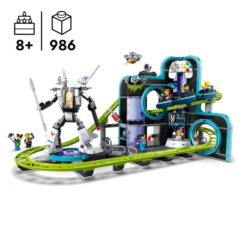 Robot World Roller-Coaster Park- 986 Pcs