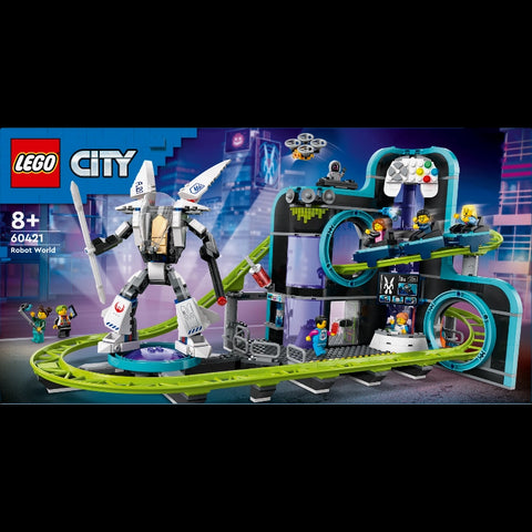 Robot World Roller-Coaster Park- 986 Pcs