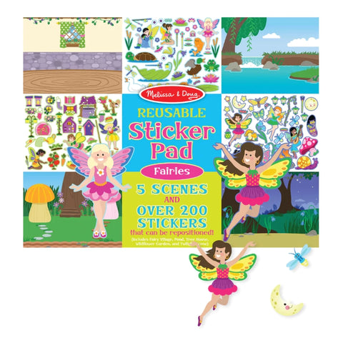 Reusable Sticker Pad- Fairies
