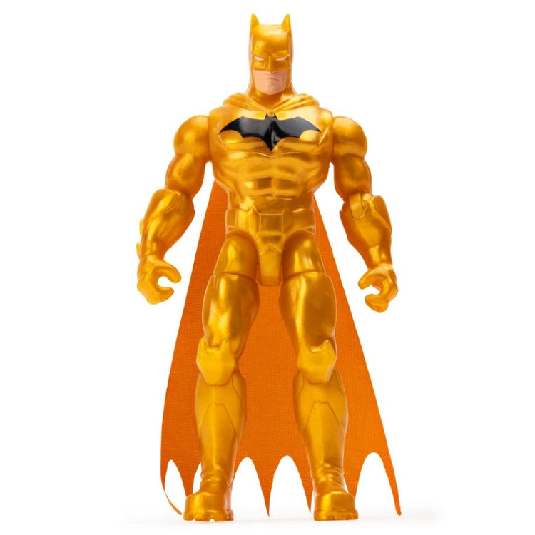 DC Batman, 4-Inch Defender Batman Action Figure- Gold