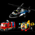 Helicopter, Fire Truck & Submarine Remix- 874 Pcs