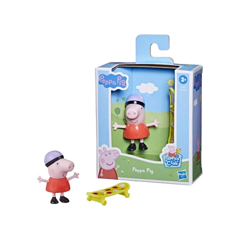 Peppa Pig Fun Friends Figures- Peppa and Skateboard