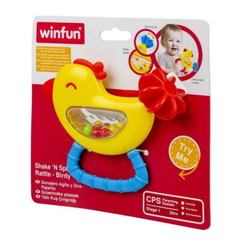 Shake 'N Spin Rattle- Birdy
