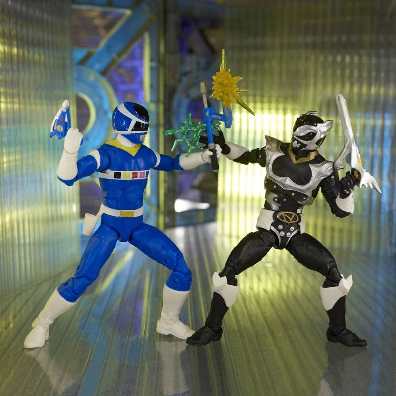 Power Rangers Lightning Collection In Space Blue Ranger Vs. Silver Psycho Ranger 2-Pack