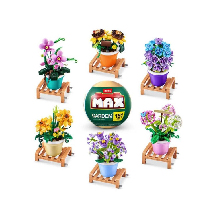 Max Premium Garden Collection Capsule- Potted Plants Series 1-15 Pcs- PDQ