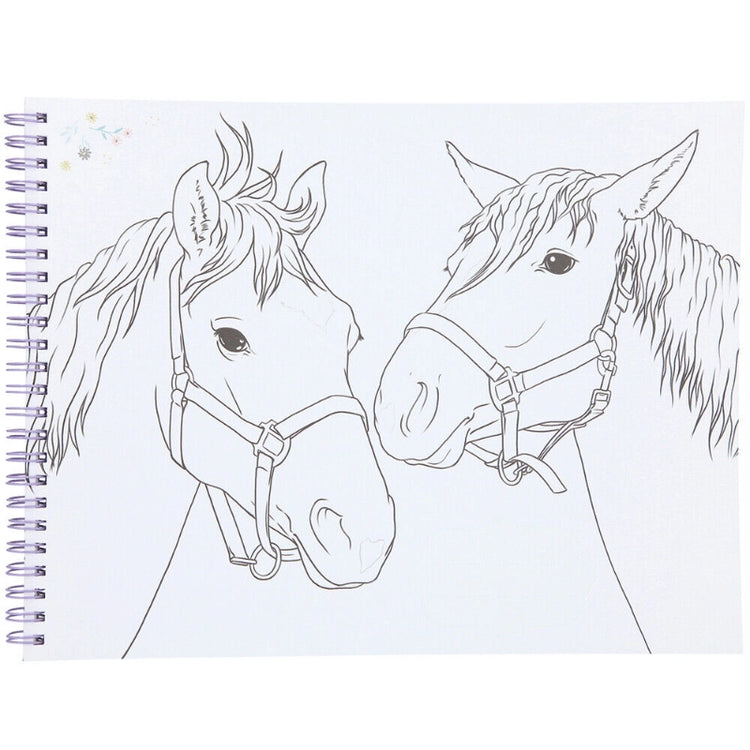 Miss Melody Horse Themed Colouring Book