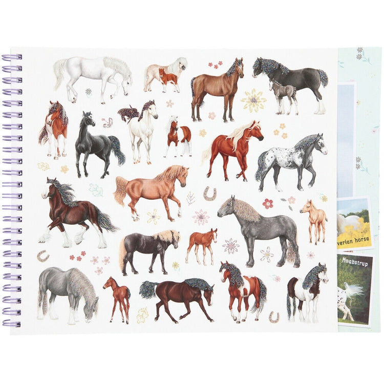 Miss Melody Horse Themed Colouring Book