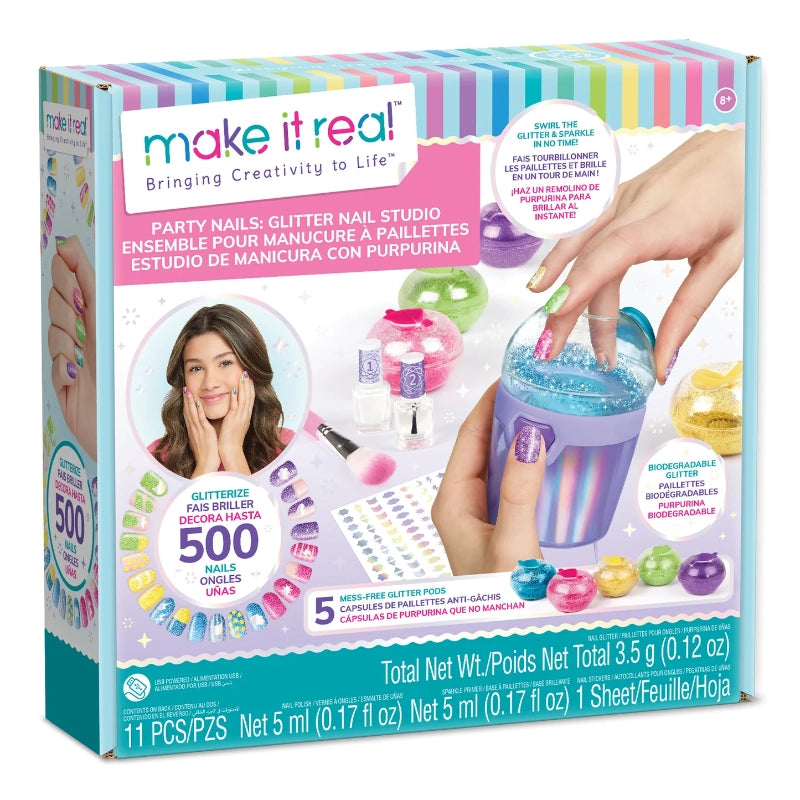 Party Nails: Glitter Nail Studio- 11 Pcs