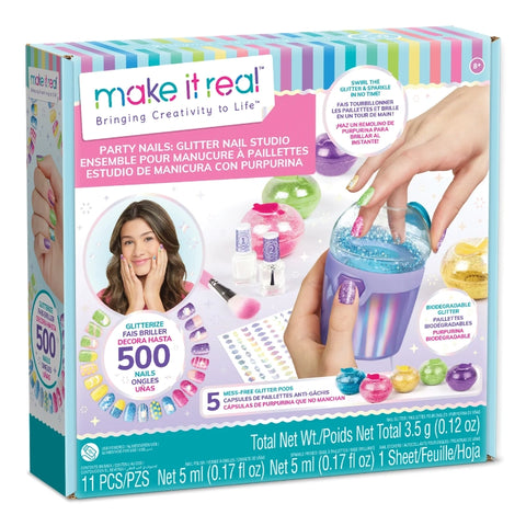Party Nails: Glitter Nail Studio- 11 Pcs