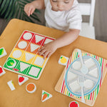 Wooden Shape Sorting Grocery Cart