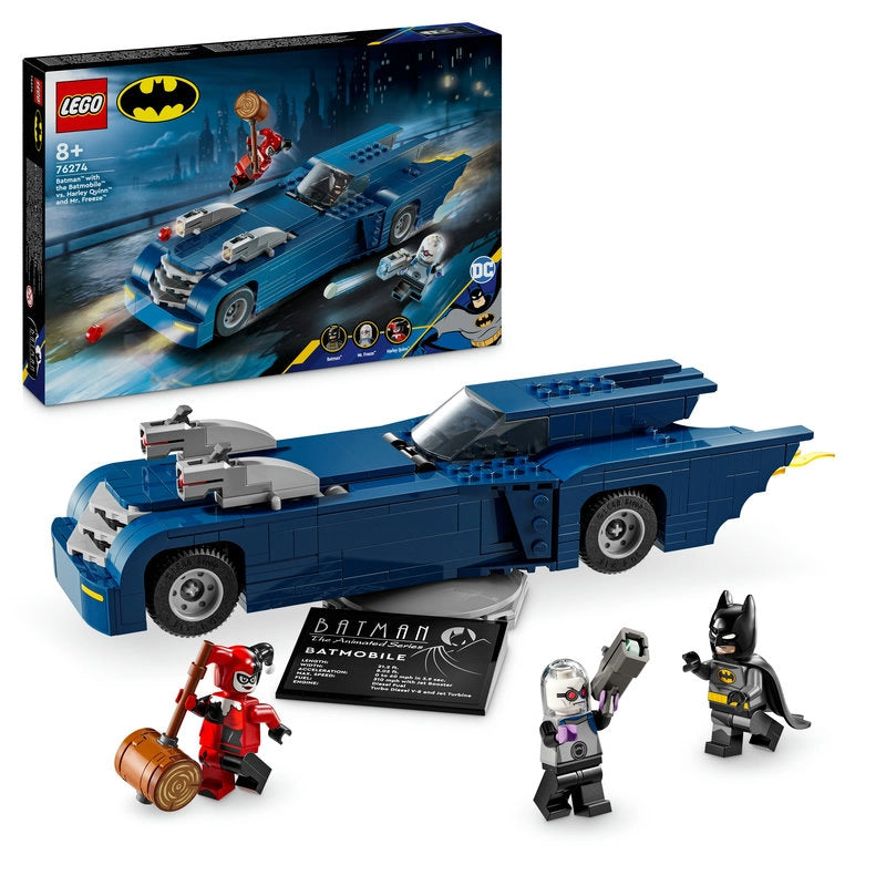 Batman with the Batmobile vs. Harley Quinn and Mr. Freeze- 435 Pcs