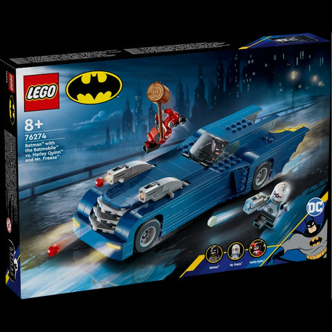 Batman with the Batmobile vs. Harley Quinn and Mr. Freeze- 435 Pcs