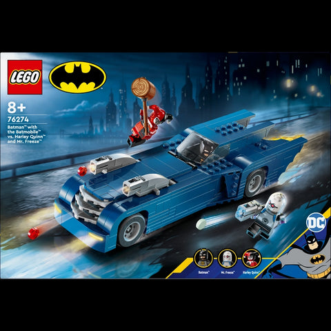 Batman with the Batmobile vs. Harley Quinn and Mr. Freeze- 435 Pcs