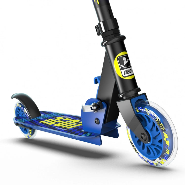 Neon Apex Scooter- Blue/Yellow