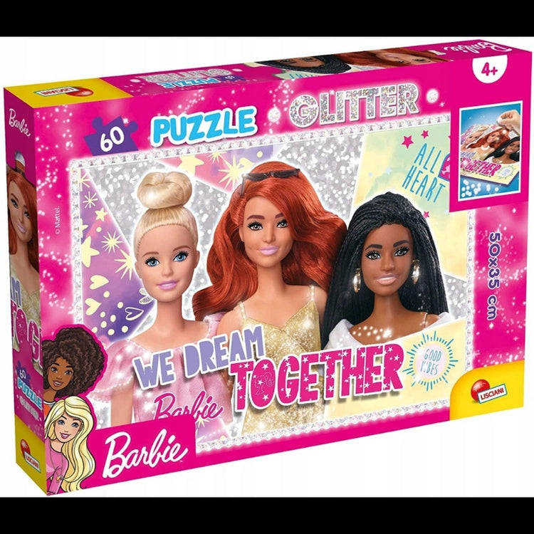 Barbie Puzzle Glitter Plus Selfie- 60 Pcs