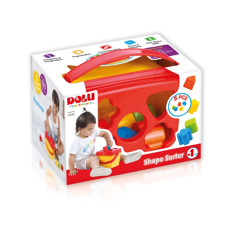 New Shape Sorter Bucket-5 Pcs