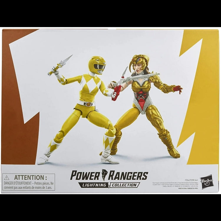 Power Rangers Lightning Collection Mighty Morphin Yellow Ranger Vs. Scorpina 2-Pack