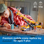 Yellow Mobile Construction Crane- 1116 Pcs