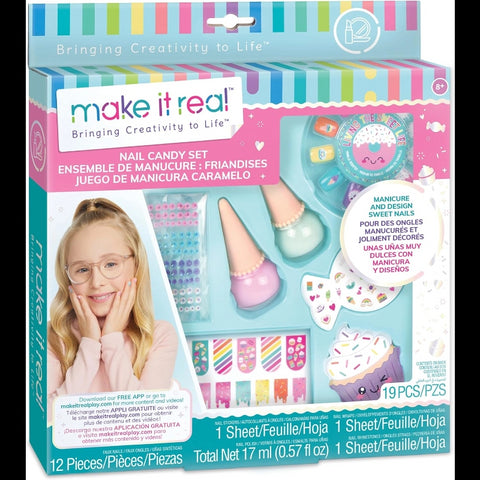 Nail Candy Cosmetic Set- 12 Pcs