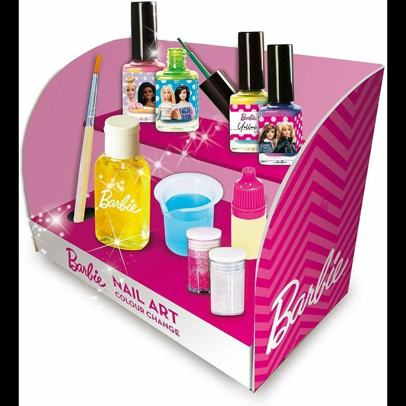 Barbie Nail Art Color Change