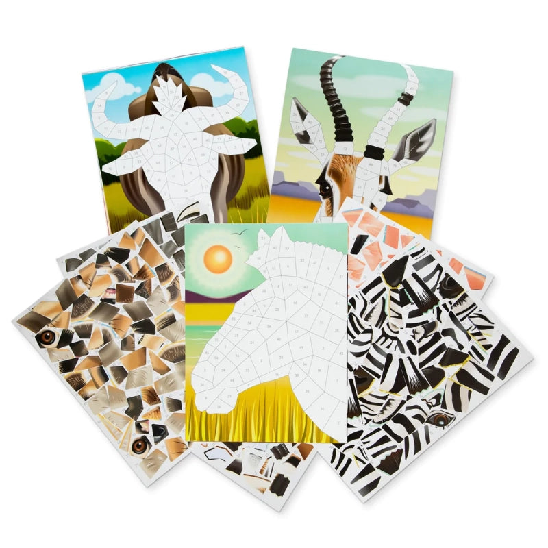 Mosaic Sticker Pad- Safari