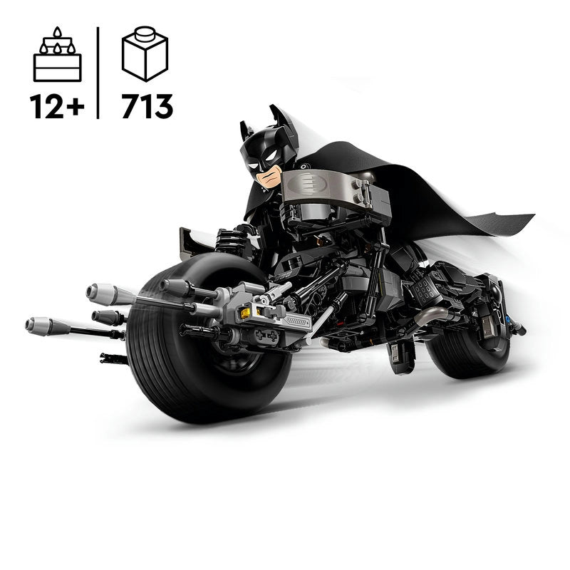 Batman Construction Figure and the Bat-Pod Bike- 713 Pcs
