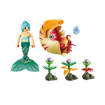 Mermaid with Sea Snail Gondola- 23 Pcs