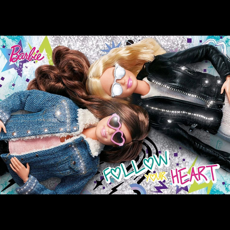 Barbie Puzzle Glitter Plus Best Day Ever- 108 Pcs